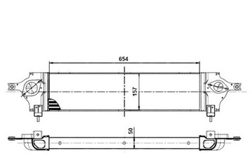 фото thumb №1, Nrf интеркулер nissan qashqai / qashqai 2 1.5 dci