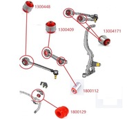 фото thumb №2, Втулки рычага перед chrysler 300c rwd 2004-2010