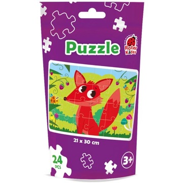 ОБРАЗОВАТЕЛЬНАЯ ИГРА МАКСИ-ПАЗЗЛ 2В1 С ЕДИНОРОГАМИ ИЗОБРАЖЕНИЯ ROTER KAFER PUZZLE