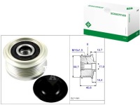 Купить Шкив генератора opel 1,7cdti 09- astra j 1, фото thumb