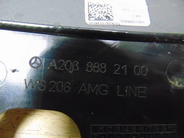 фото thumb №16, Решітка решітка радіатора емблема знак mercedes w206 amg a2068882100