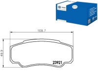 фото thumb №1, Hella pagid тормозные колодки тормозные citroen jumper 2.5 d