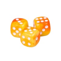 КОСТИ 1,6 СМ РПГ КРАСНАЯ ЧУМА ШЕСТИГРАННЫЕ КОСТИ
