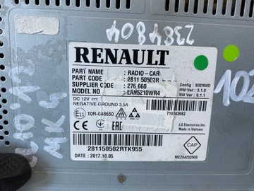 фото thumb №8, Радіо навігація gps навігація екран дисплей renault clio iv 281150502r 2012-