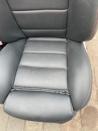 фото thumb №7, Сиденья сиденье левый правые диван bmw e36 cabrio кожа чёрный obszyte