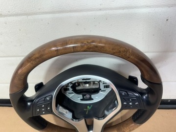 фото thumb №5, Кермо, дерево, шкіра, пелюстки mercedes cls w218, e клас w212