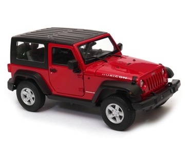 Jeep Wrangler 2007 Welly в масштабе 1:24 красный ZD