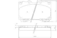 фото thumb №1, A.b.s. гальмівні колодки гальмівні lexus lx 470 uzj100