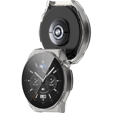 КОРПУС + ЗАКАЛЕННОЕ ЗАЩИТНОЕ СТЕКЛО 2в1 ДЛЯ HUAWEI WATCH GT 3 PRO 46MM