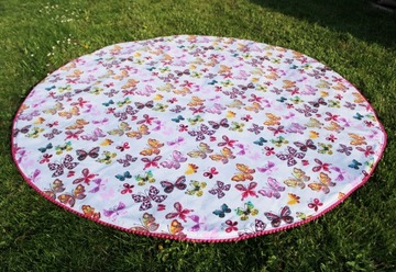 Mata ogrodowa plażowa z wodoodpornym dołem 150 cm