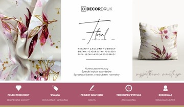 Poszewka FLORAL wzór F21 | eleganckie piwonie