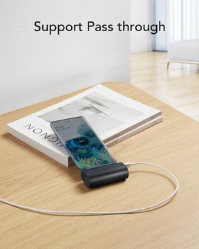 POWERBANK VEGER PlugOn 5000 мАч PD 20 Вт USB C мини небольшой легкий карман