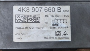 фото thumb №14, Радар acc дистронік laser scanner audi a6 c8 4k a8 d5 q7 q8 оригінальний номер 4k8907660b