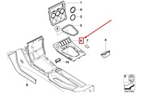 фото thumb №10, Bmw z3 coupe e36 gear shifting level пластик trim 51162491396 2491396