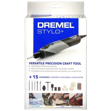 DREMEL STYLO+ для точных работ + 15 ПРИНАДЛЕЖНОСТЕЙ