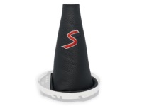 фото thumb №1, Mini cooper s r56 автоматическая коробка передач чехол переключения передач кожа вышивка s красный