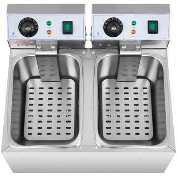 Фритюрница 2x 3200 Вт 2x 8л Royal Catering RCEF 08DB