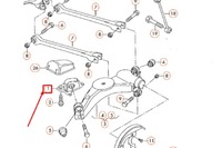 фото thumb №7, Audi a3 8l задний правый кронштейн рычага продольный новый оригинальный 1j05050