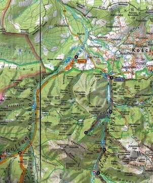 ТАТРЫ И ЗАКОПАНЕ 2 в 1 ЛАМИНИРОВАННАЯ КАРТА И ПУТЕВОДИТЕЛЬ по EXPRESSMAP