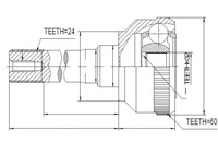 фото thumb №1, Nty npz-lr-011 набор шарнир, wał приводной