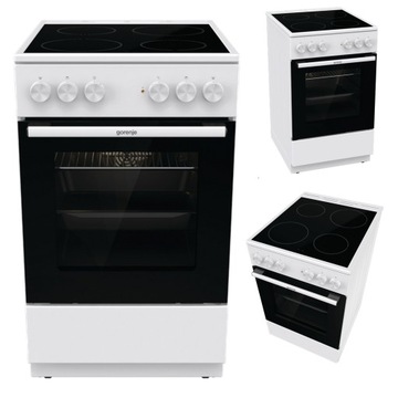 Kuchnia Ceramiczna Gorenje GEC5A41WG 50 cm Grill Termoobieg