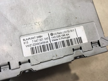 фото thumb №5, Радио cd vw passat b6 2.0 tdi 1k0035186aa