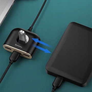 АДАПТЕР-концентратор, разветвитель 4x USB 3.0 Baseus Square
