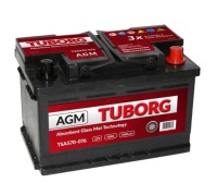фото thumb №1, Акумулятор tuborg agm 12v 70ah 760a старт-стоп