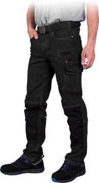 SPODNIE OCHRONNE DO PASA JEANS303-T REIS 60 czarny