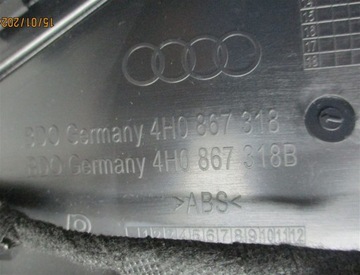 фото thumb №8, Боковина обивка дверь правые зад audi a8 d4 4h