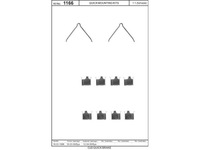 фото thumb №10, Набір монтажний гальмівних колодок mazda 6 gg 626 323 задня