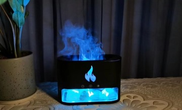 увлажнитель воздуха с солью LED Аромадиффузор, имитирующий пламя огня