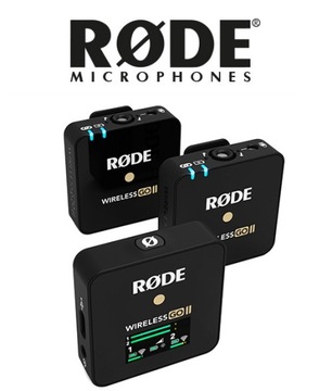 Беспроводной комплект Rode Wireless GO II + держатель для репортера Interview Go