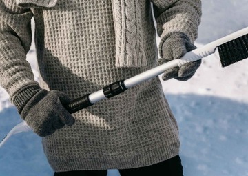 ТЕЛЕСКОПИЧЕСКИЙ СКРЕБЕР KUNGS TELE-IS BRUSH 77-105 СМ ФИНСКИЙ ВНЕДОРОЖНИК АВТОБУС ФУРГОН