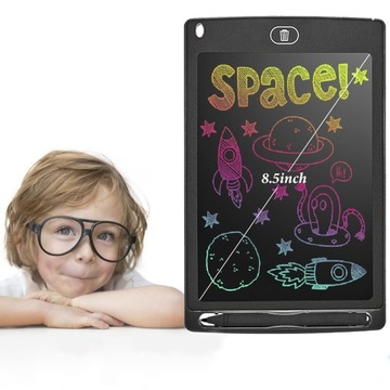 БОЛЬШОЙ детский графический планшет для рисования, 8,5 дюйма, MULTICOLOR XL