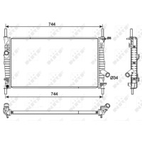 Радиатор воды ford transit ford transit 00-06 Доставка, фото thumb