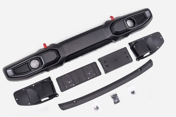 фото thumb №7, Jeep wrangler jl 2018+ бампер переднє пластиковий rubicon bez pdc