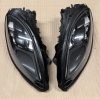 Купить Фонари передние комплект перед porsche macan 95b led черный, фото thumb