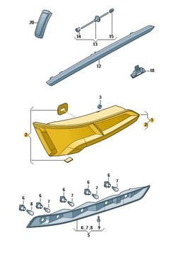 фото thumb №1, Задні світло led лампа задня ліва audi q5 aso