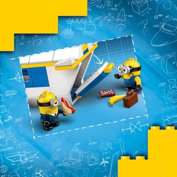 LEGO Minionki Nauka pilotażu Minionka 75547 GRU