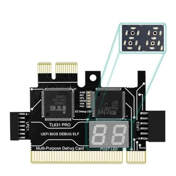 Многофункциональный настольный ноутбук TL631 Pro LPC-DEBUG Открытка PCI PCI-E Mini