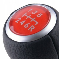фото thumb №10, Ручка перемикання передач чорний червоний