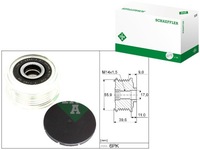 фото thumb №1, Колесо пасове генератора audi q7 vw touareg 3.0d 01.10- ina