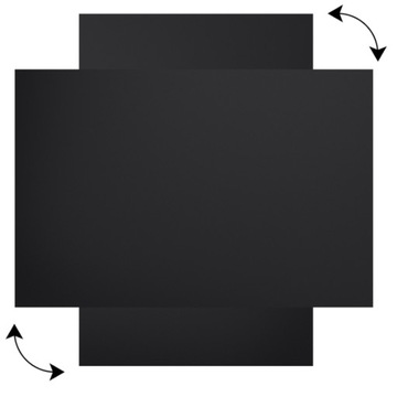 TABLICA MAGNETYCZNA KREDOWA CZARNA 90x60 GRATISY