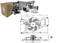 фото thumb №1, Вентилятор радіатора з корпус dacia logan logan