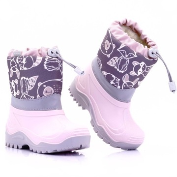 Renbut Muflon ŚNIEGOWCE BUTY DZIECIĘCE WEŁNA 21/22