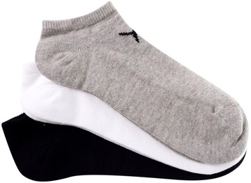 6 ПАР НОСКОВ PUMA MULTI БЕЛЫЕ ЧЕРНЫЕ СЕРЫЕ 43/46