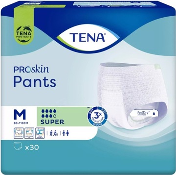 TENA Pants Супервпитывающие трусики для взрослых Нижнее белье, впитывающее мочу M