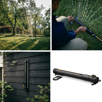 FISKARS X-series Zraszacz wahadłowy ogrodowy S-M do 300 m2 trawnika trawy