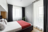 Потолочная шина Тройной карниз BLACK PVC лягушки 650 см